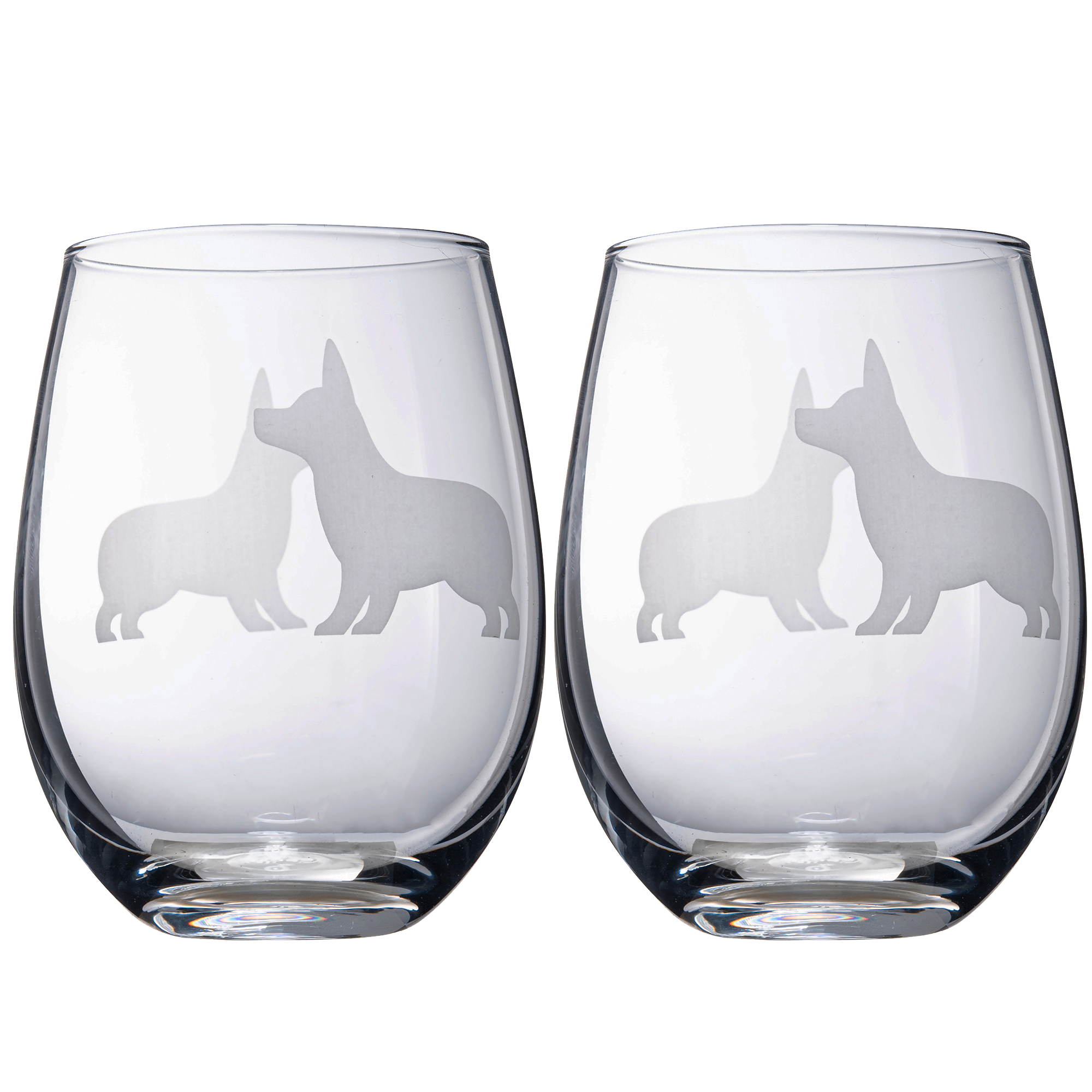 Chihuahua Stemless Wine Glasses Set of 2 in 2023  Beautiful wine glass,  Perfect wine glass, Glass gifts