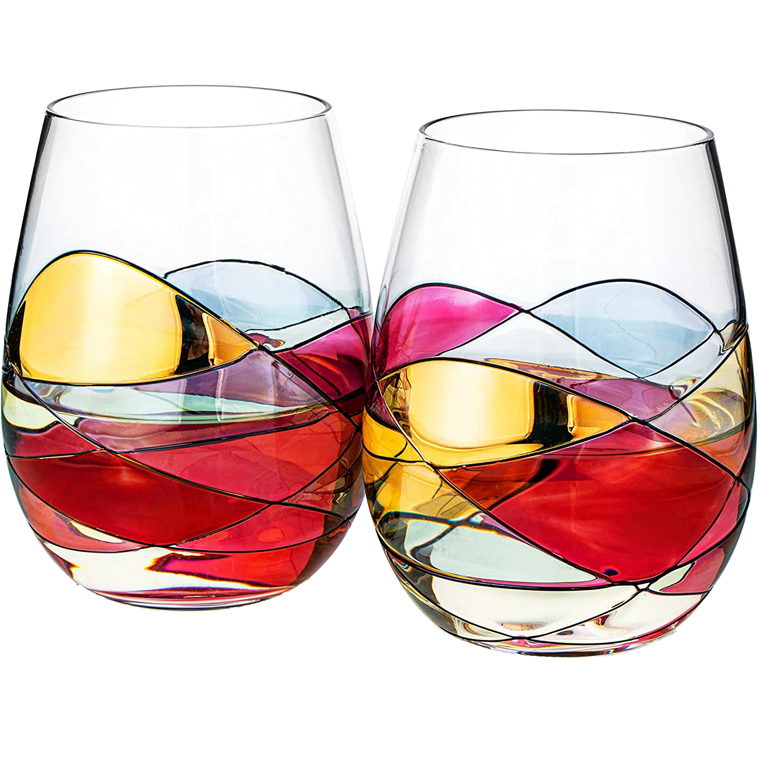 Buy Antoni Barcelona Stemless Wine Glasses 21.5 Oz Mouth blown
