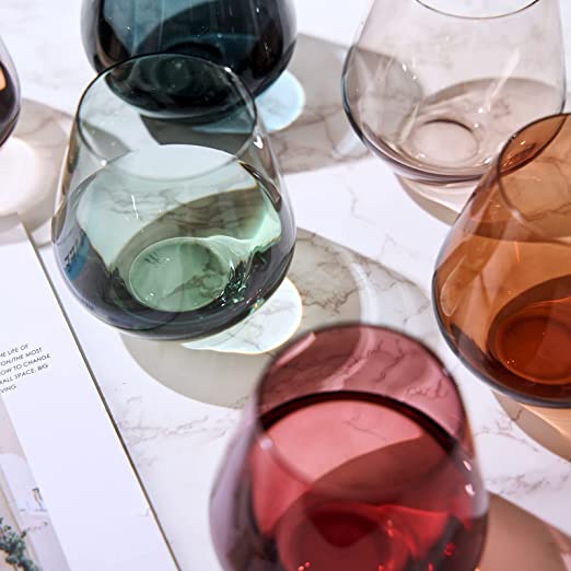 Jumbo Acrylic Stemless Wine Glass