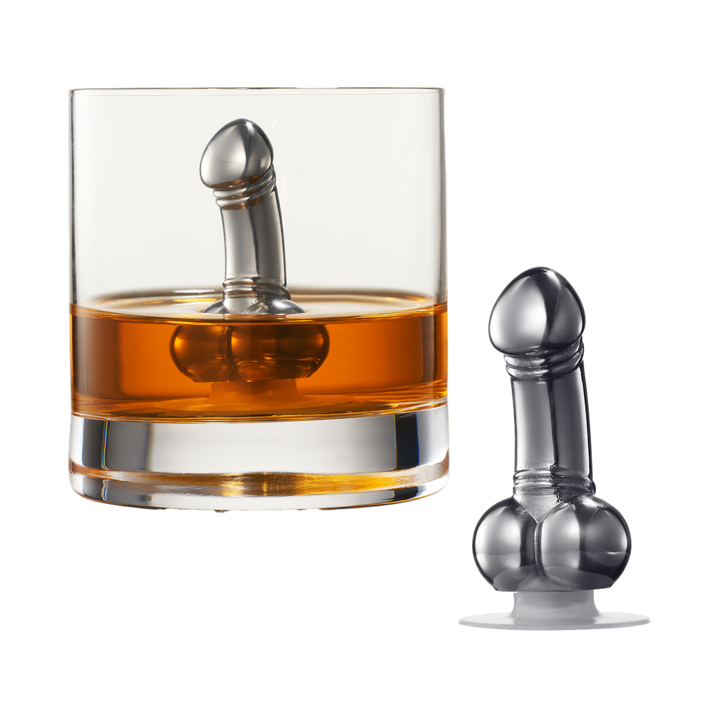 Funny Penis Decanter Bottle Set + 2 Ball Glasses - Gag Dickanter - funny  decanter set