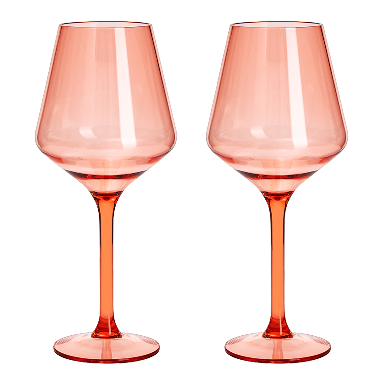 Floating Wine Glasses For The Pool - Set of 2 Shatterproof 21 Oz Plastic Wine  Glasses That