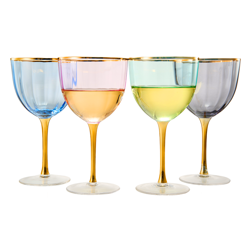 Stemmed Wine Glasses (Set of 4)