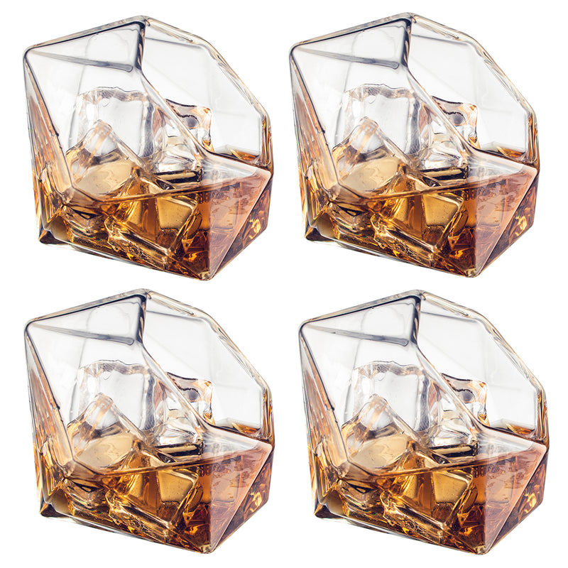 diamond cold water glass set with
