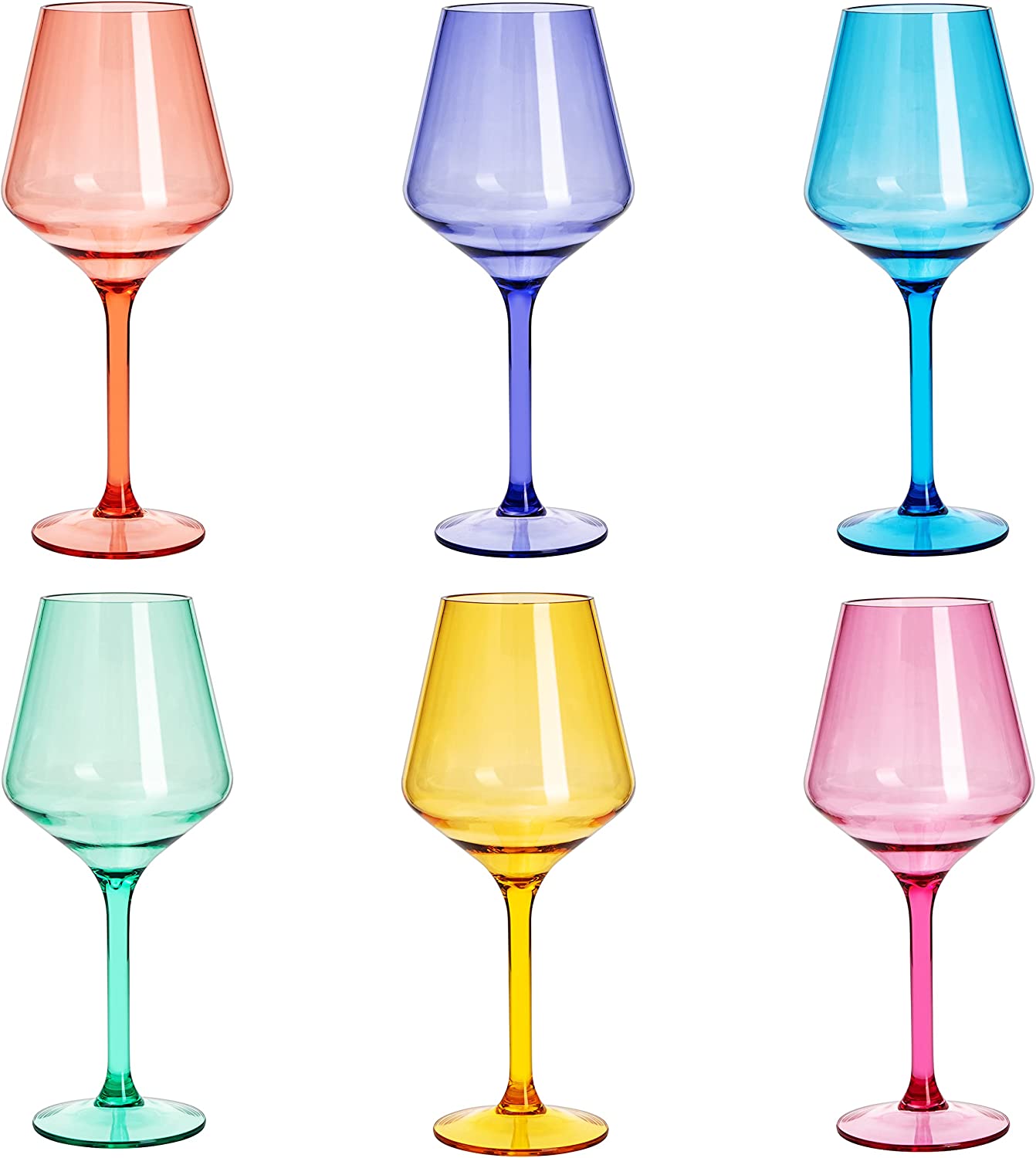 Leadingware Acrylic Royals 10 oz. Wine Glass