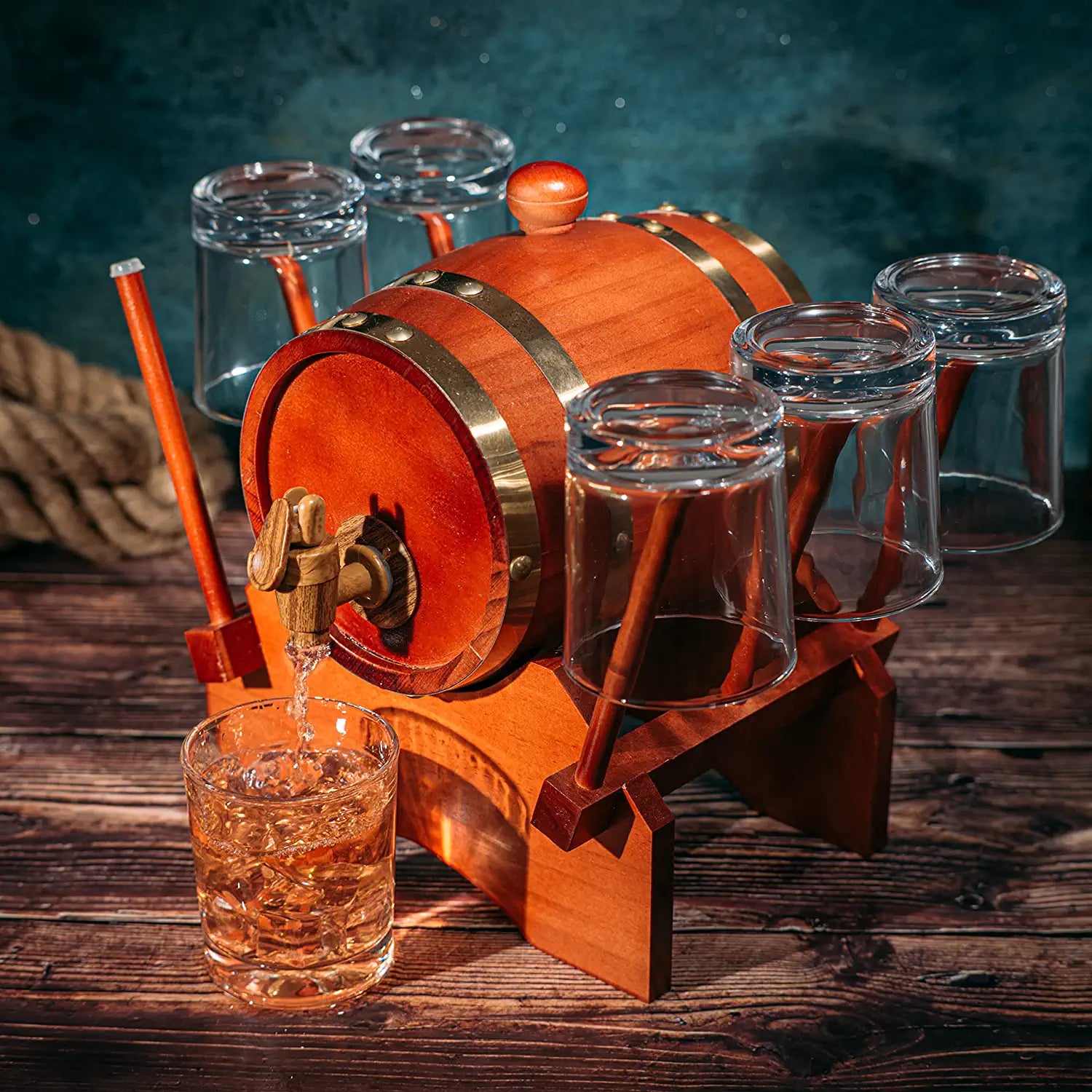 Whiskey Decanter Creative Glass DarthVader Bar Set Wine Glasses Portable  Carafe Skull Decanter 750 ML For Man Gift