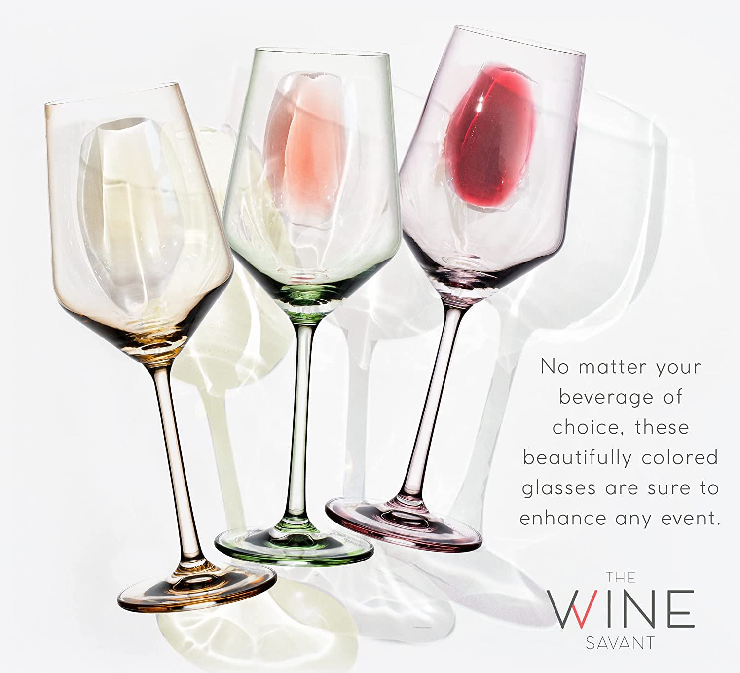 Get Trendy Colored Wine Glasses for $5 Apiece on